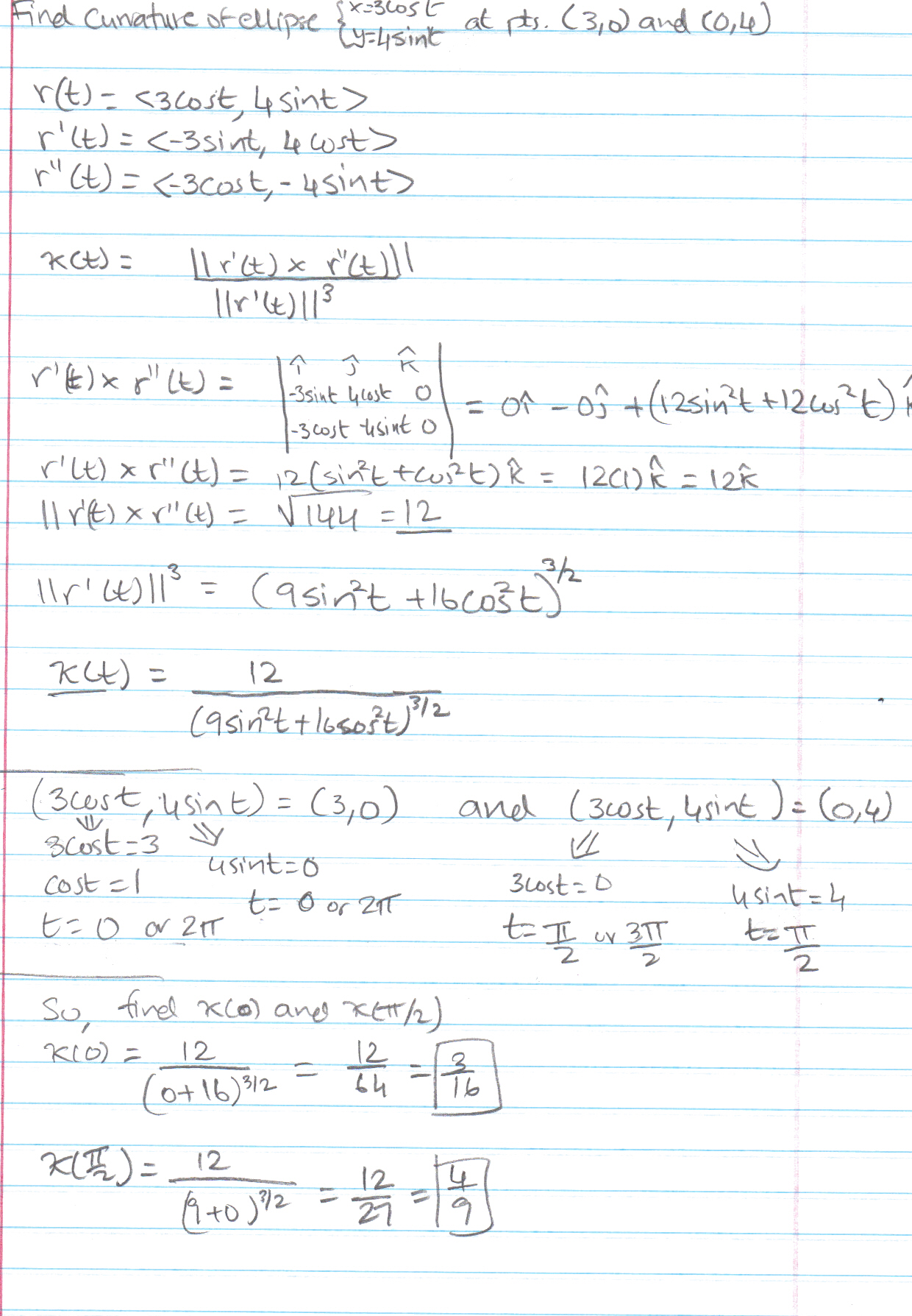 Answers to the old final exam in Math 251 Answers to the old final exam in Math 251