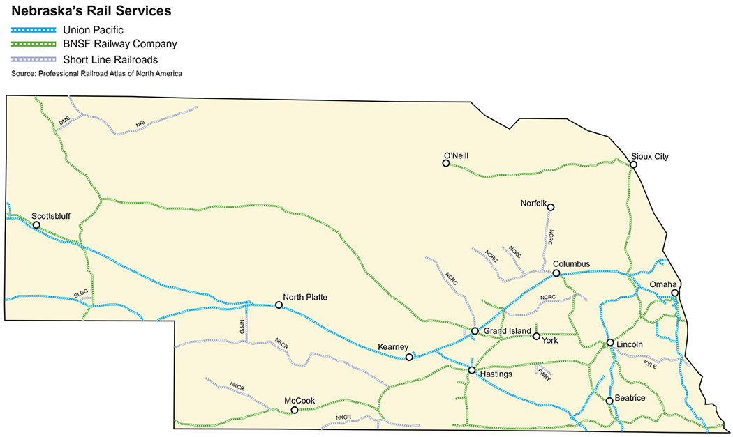 Map Room Nebraska Economic Development Services NPPD