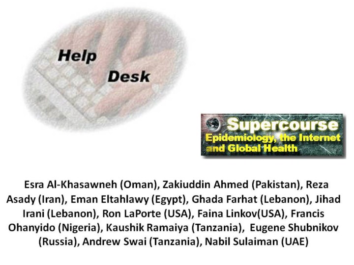 Search for more Supercourse Lectures