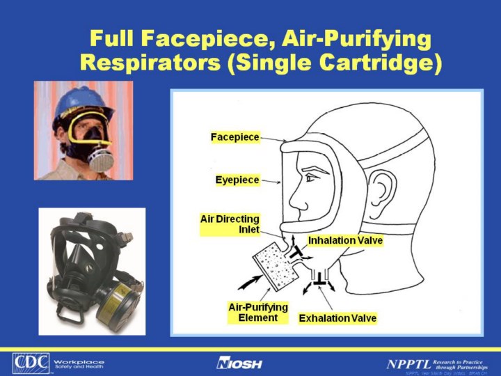 presented here are some examples of a full facepiece non powered air