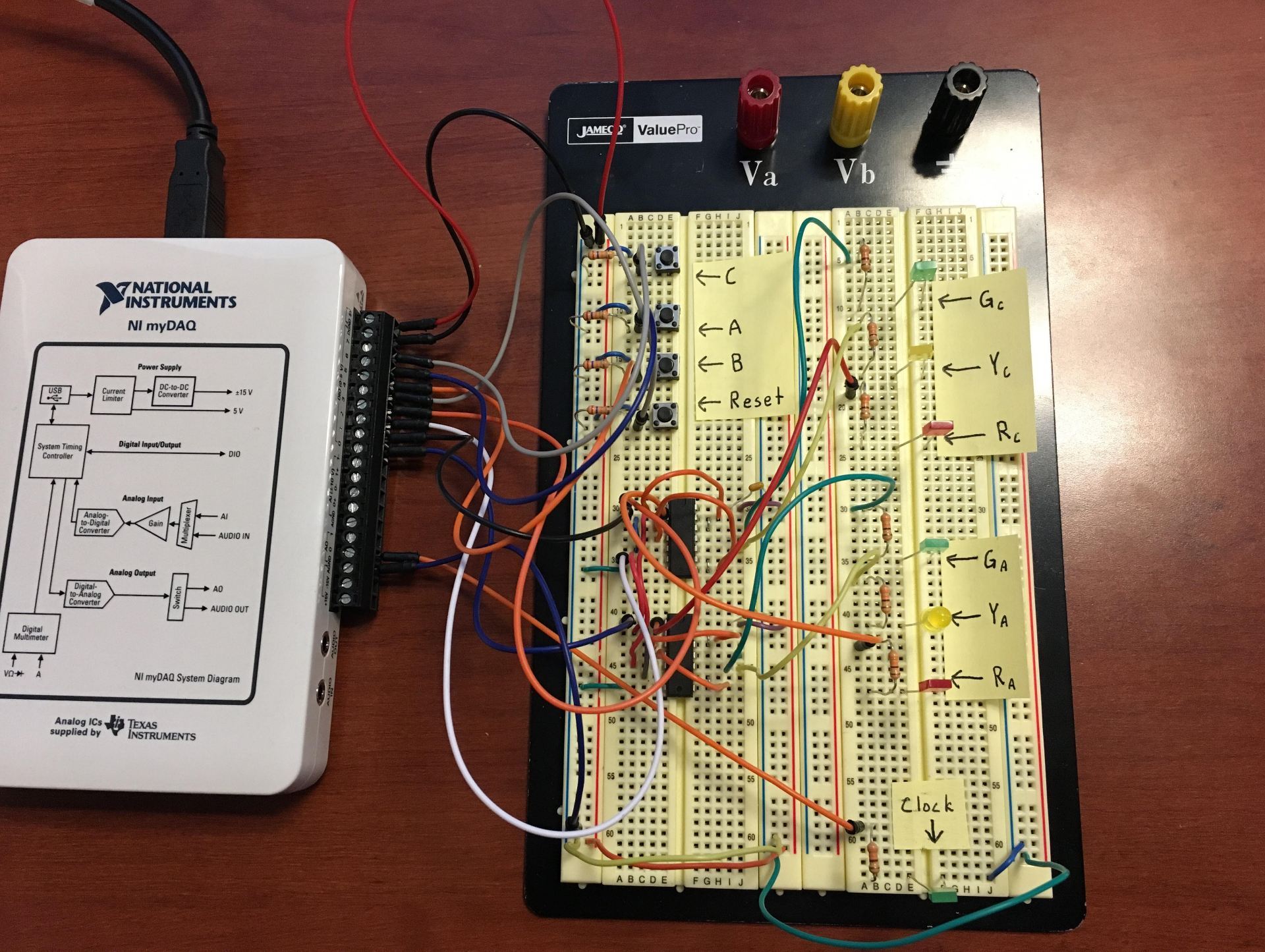 traffic lights analogic circuit - Diagram Board