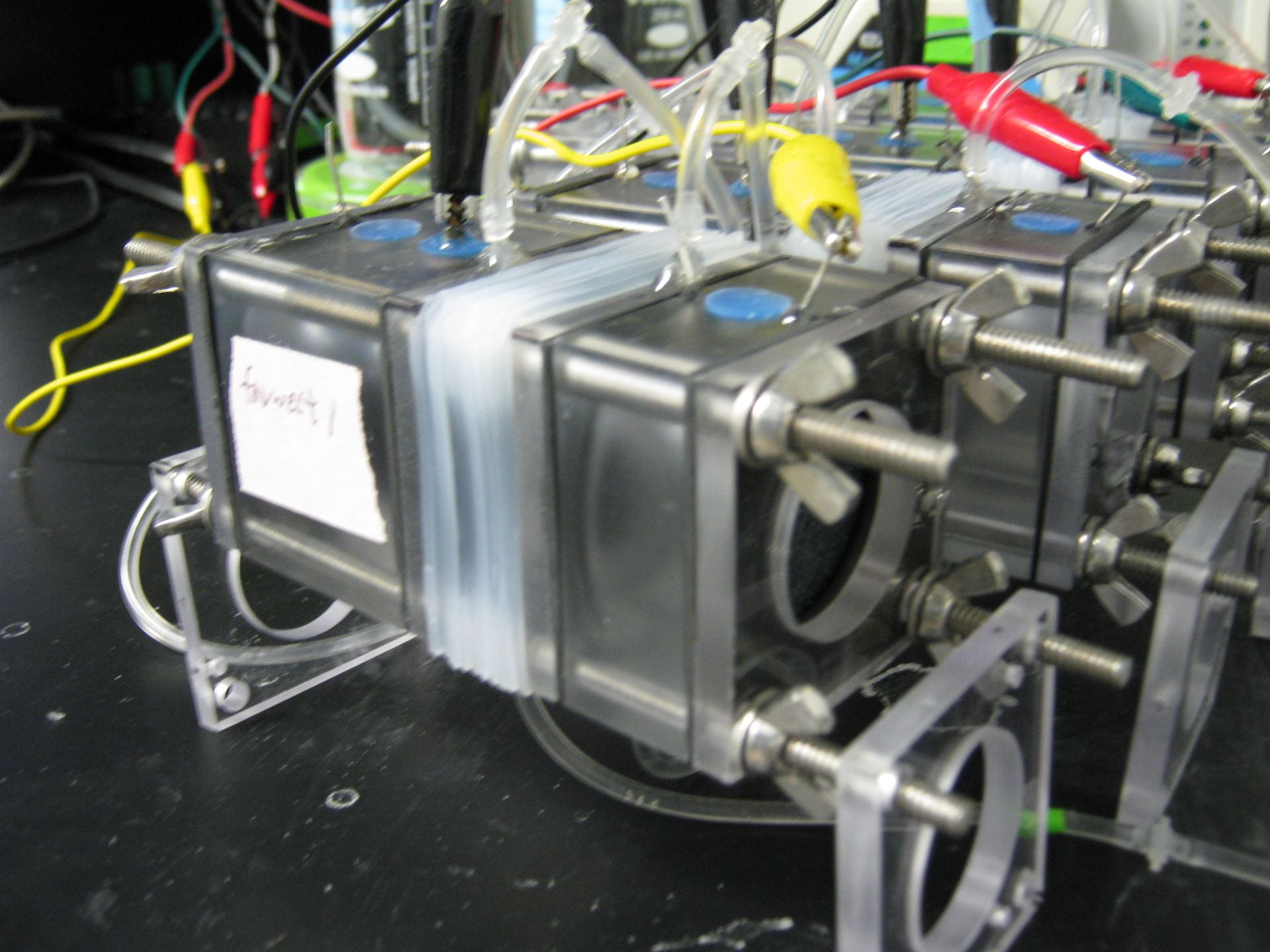 Photos Microbial fuel cells & METs