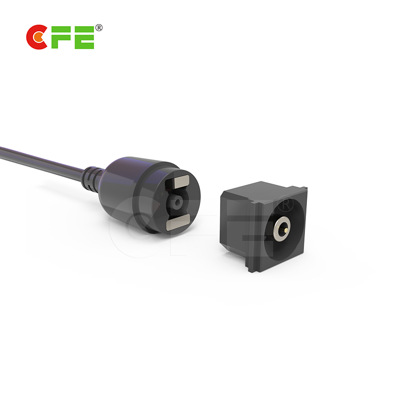 Custom power connector male and female for medical equipment