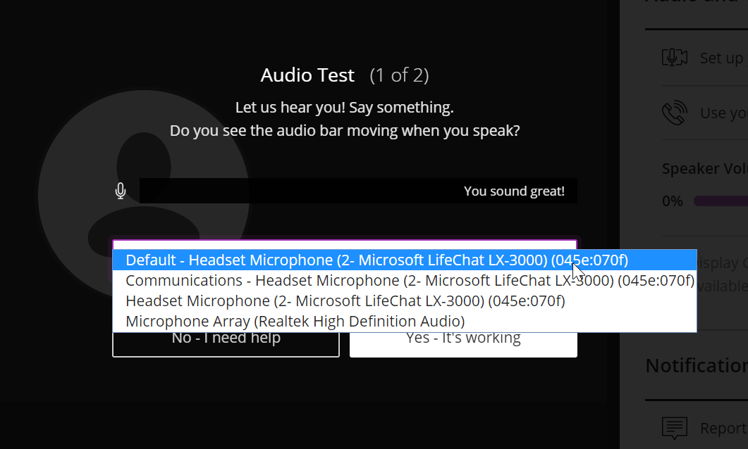Blackboard Collaborate Connection and Audio Troubleshooting