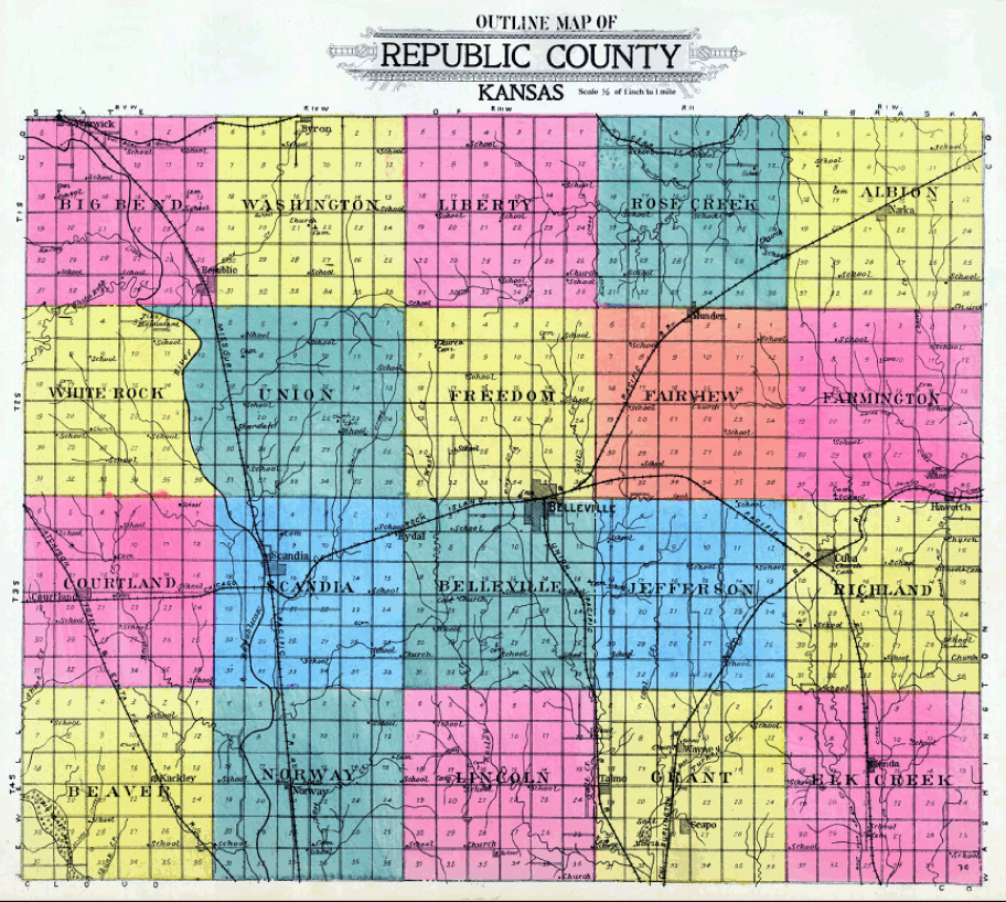 Kansas History and Heritage ProjectRepublic Co. Maps