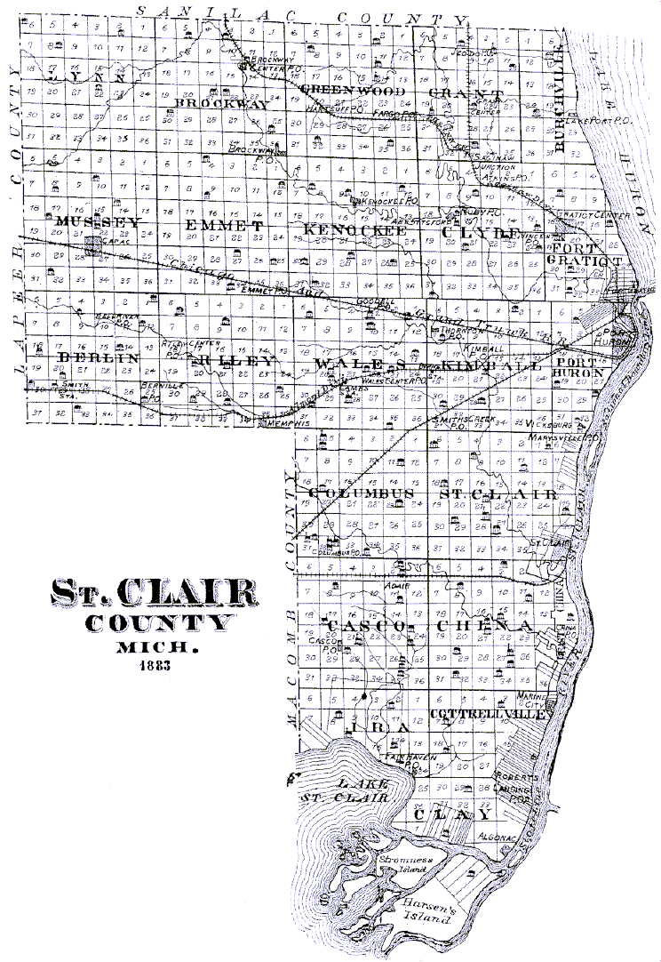 State Of Michigan Plat Maps World Map