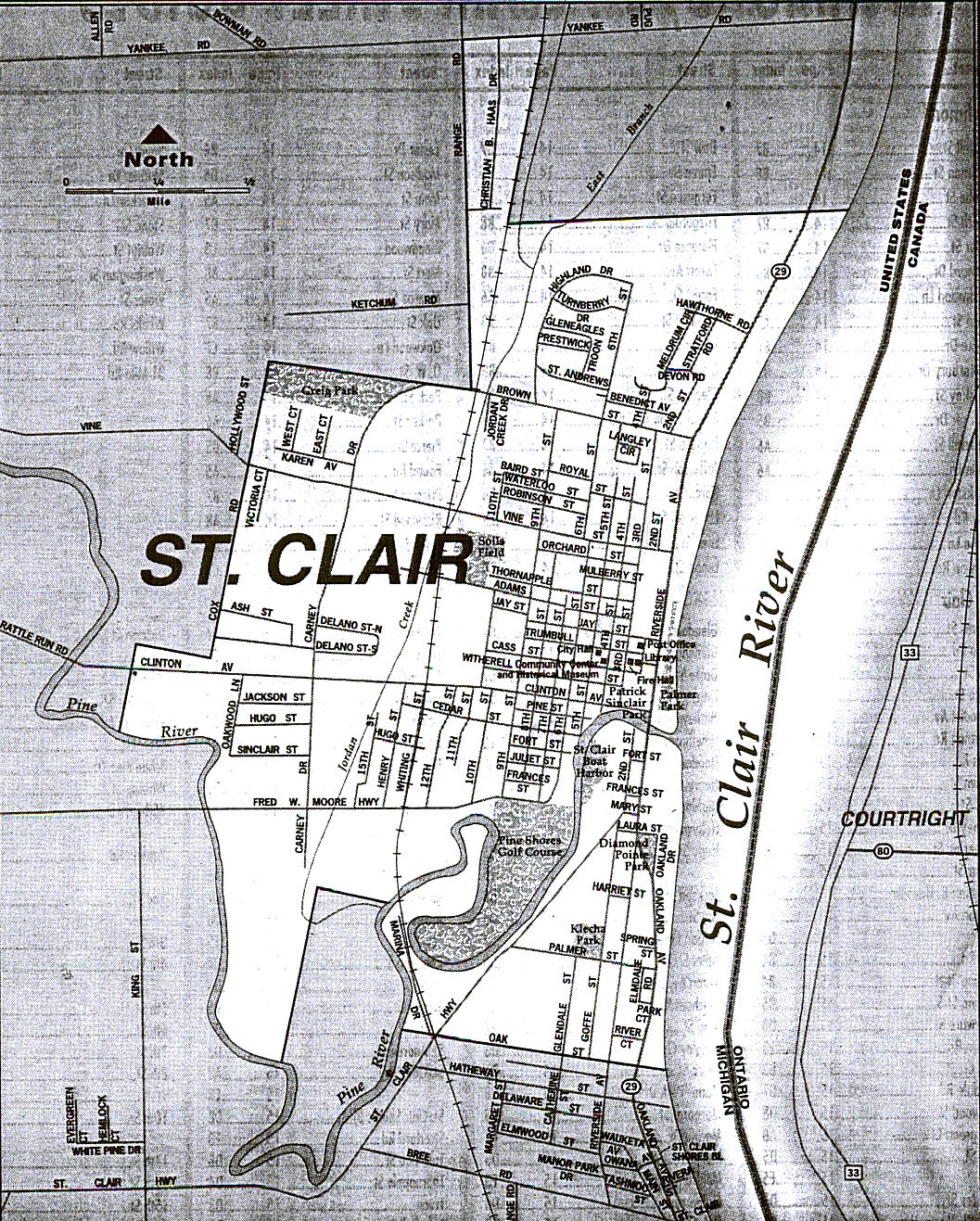 St. Clair County Maps