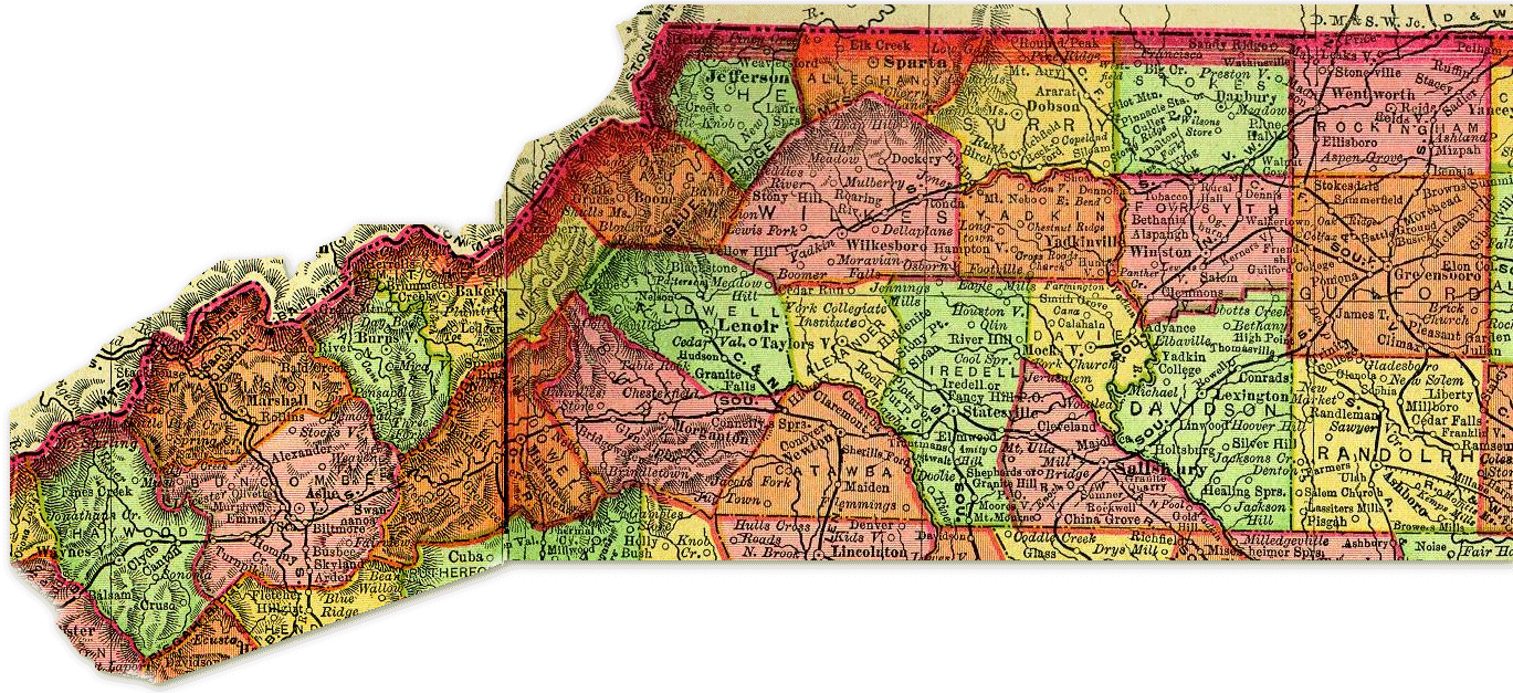 Rowan County Map