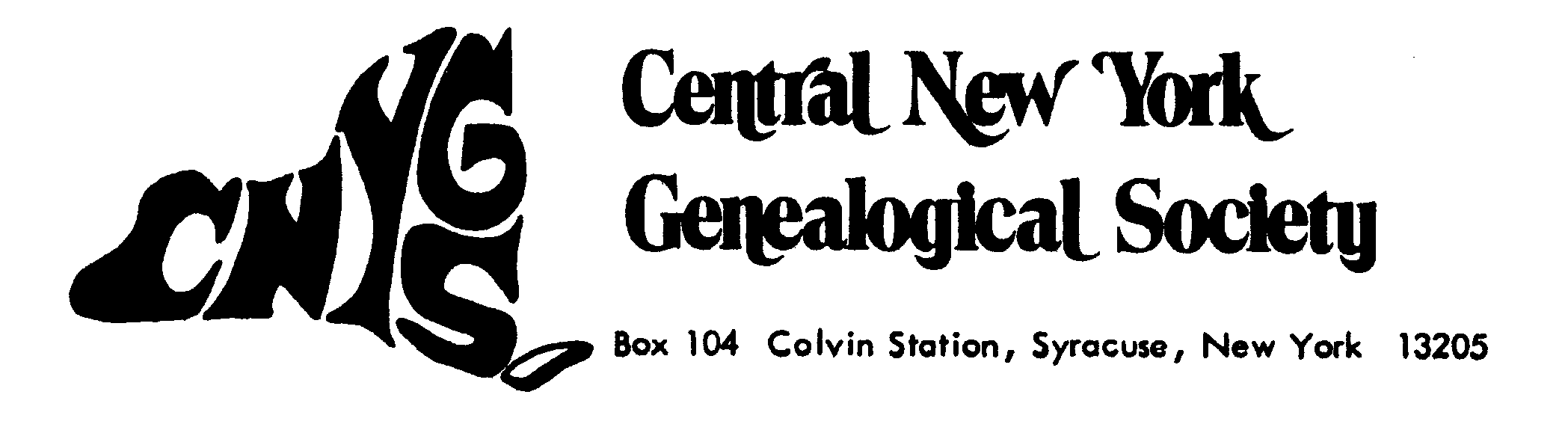 Central New York Genealogical SocietyBox 104, Colvin StationSyracuse