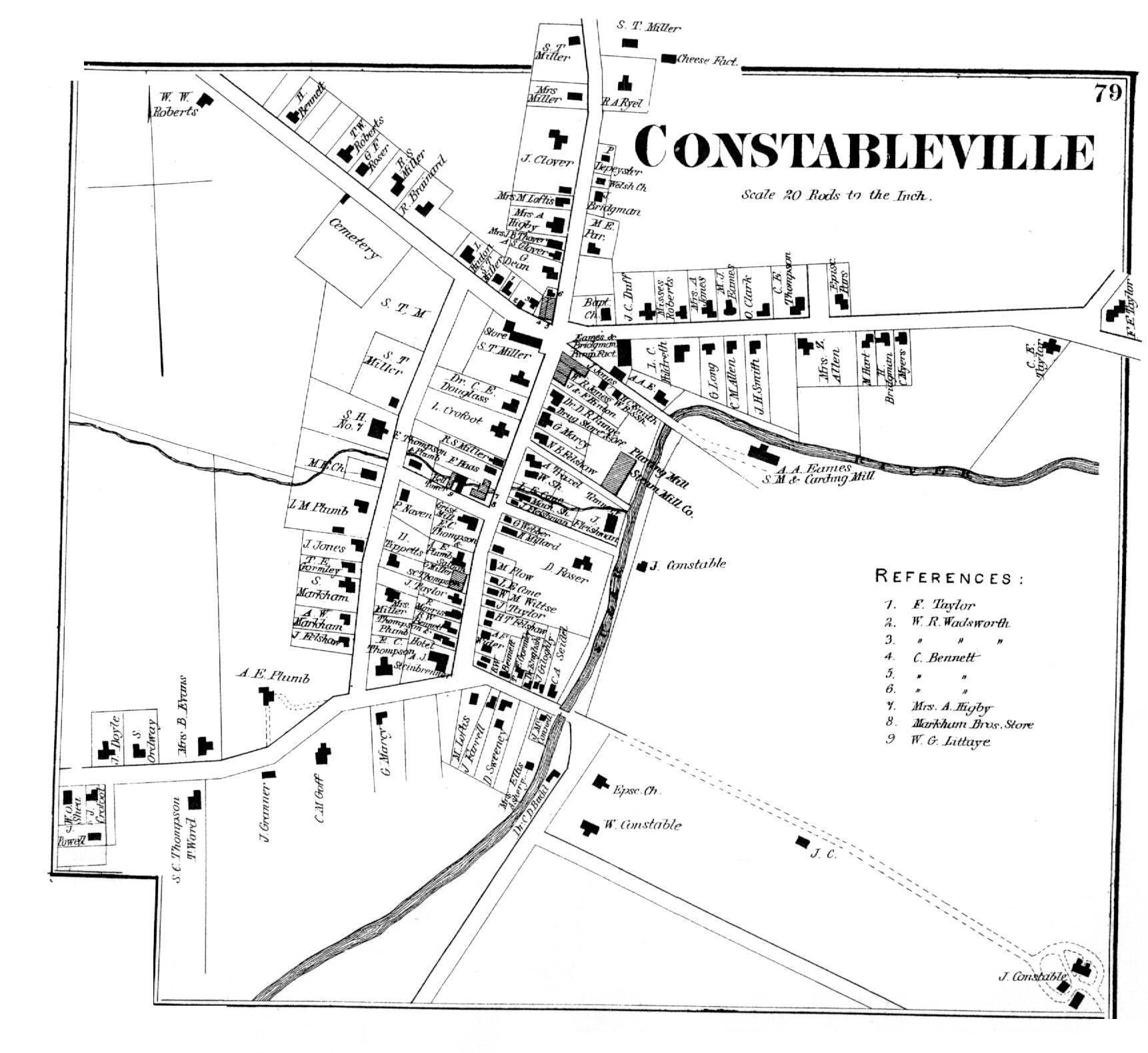 D.G. Beers 1875 Atlas of Lewis County, NY