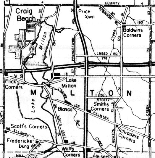 Mahoning County OHGen Project Mahoning County Township Map
