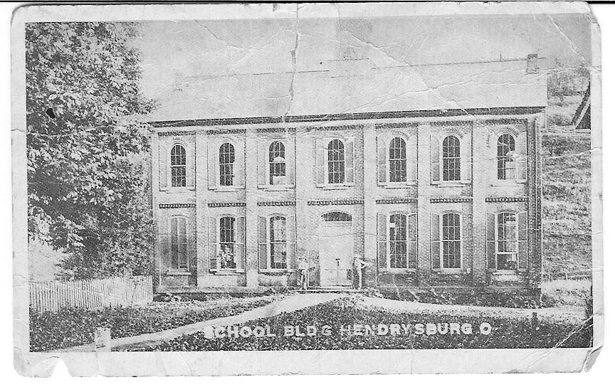 School Building, Hendrysburg, Ohio (Eileen Logan Feldman)
