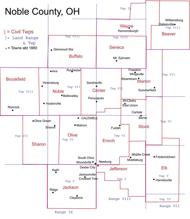 Noble County Oh Genealogy