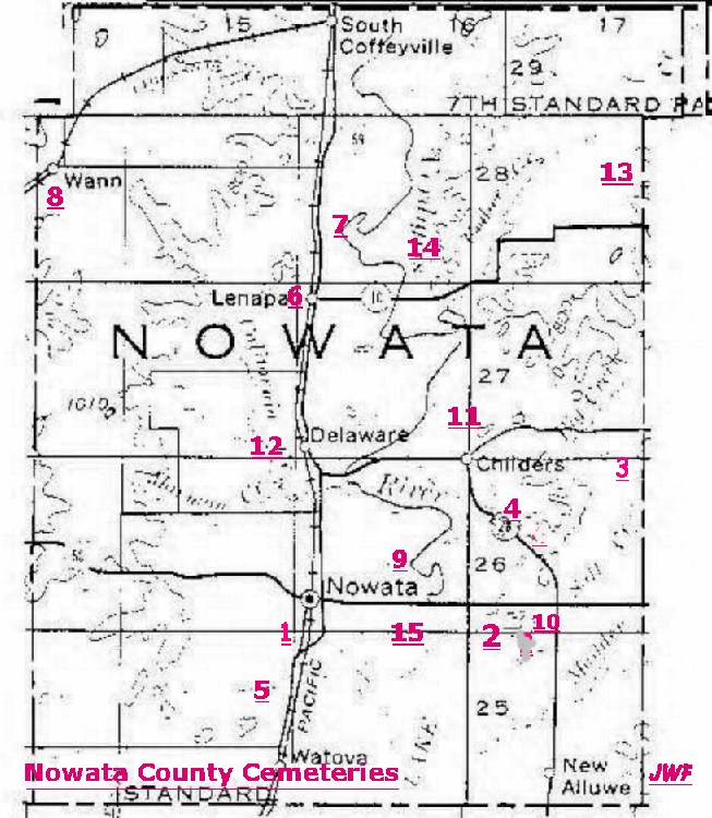 Nowata County Cemetery Locater