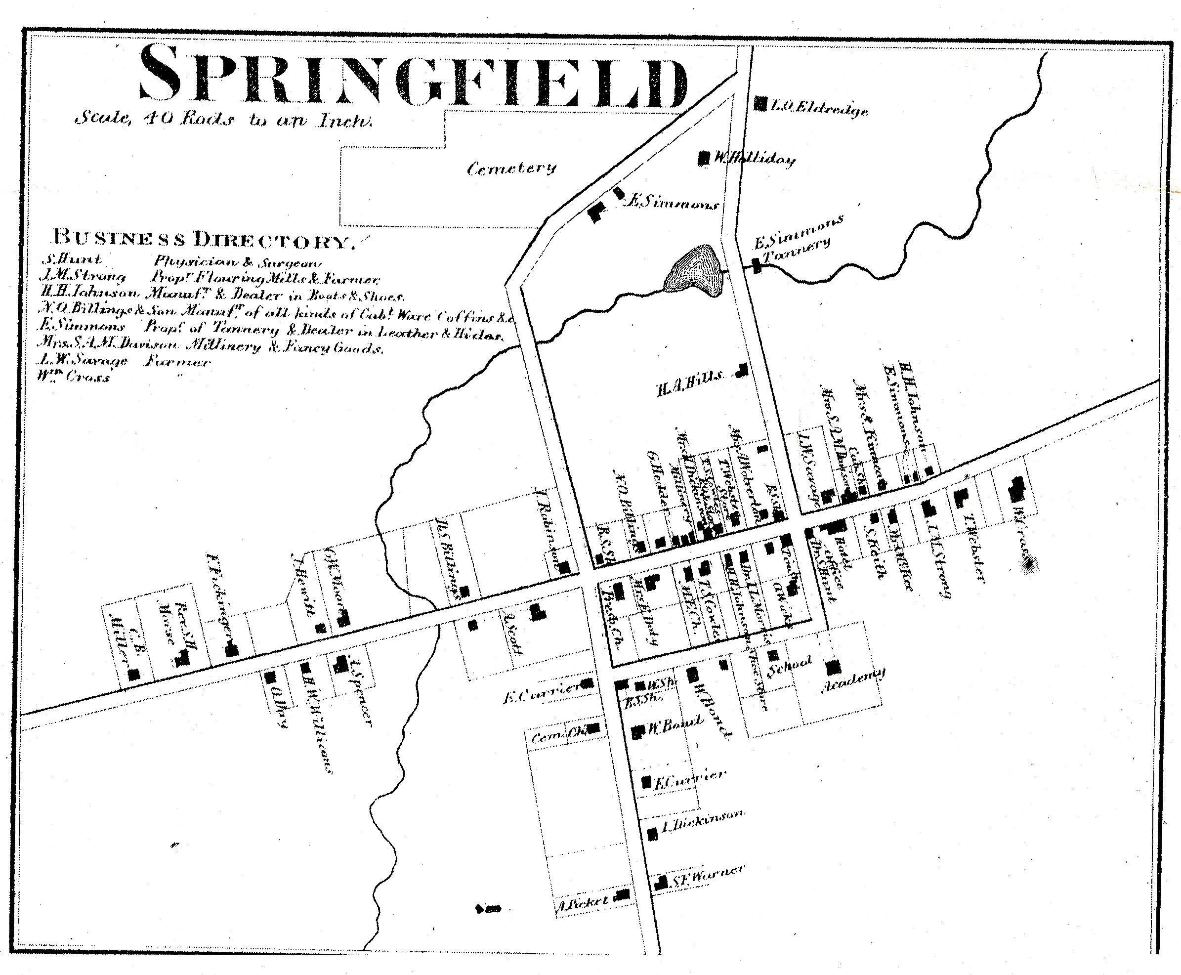 Springfield (town) Plat Map [BT05]