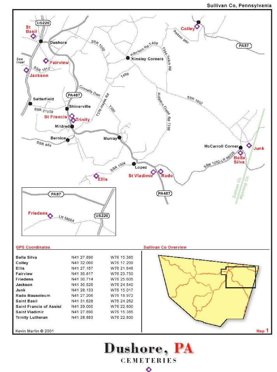 USGS Maps of Laceyville Quadrant