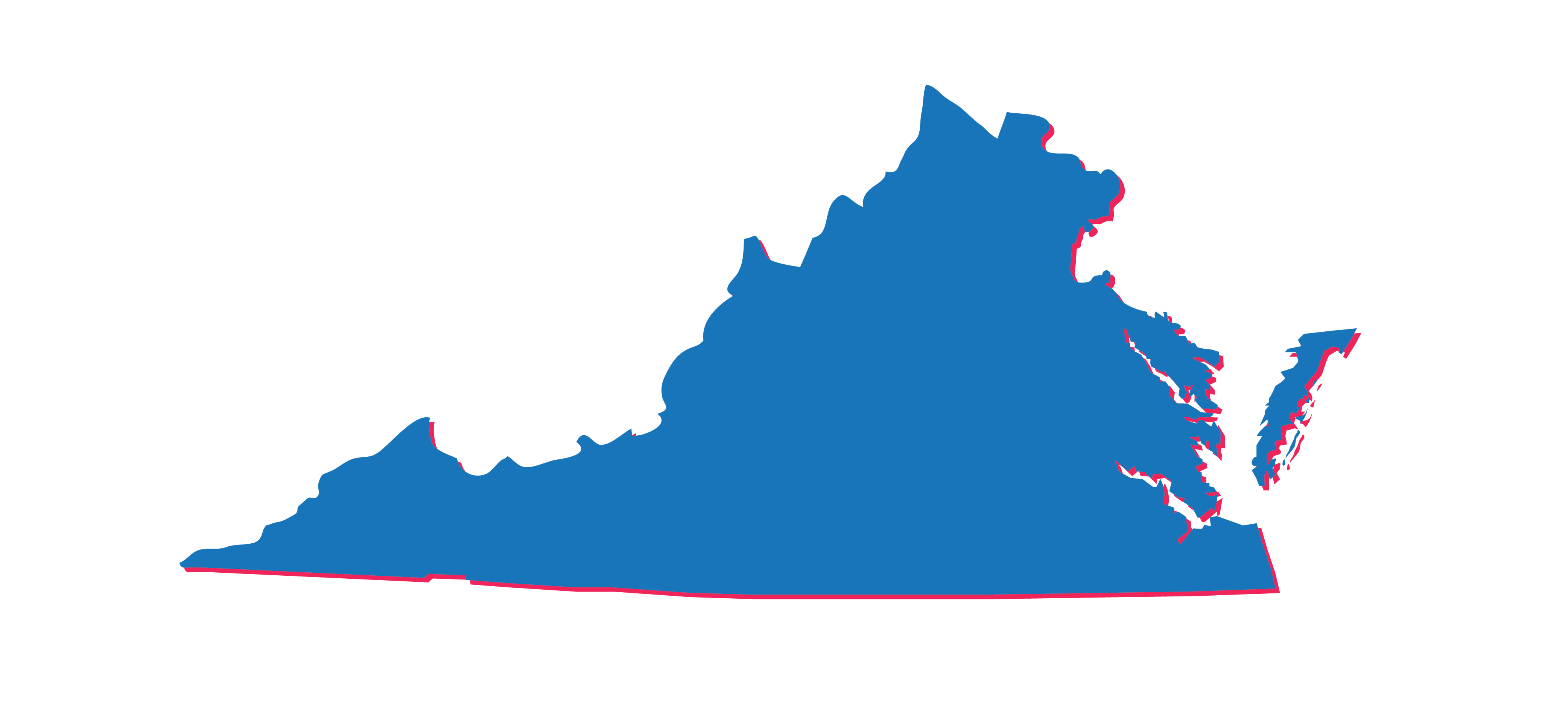 Printable Virginia Maps State Outline, County, Cities