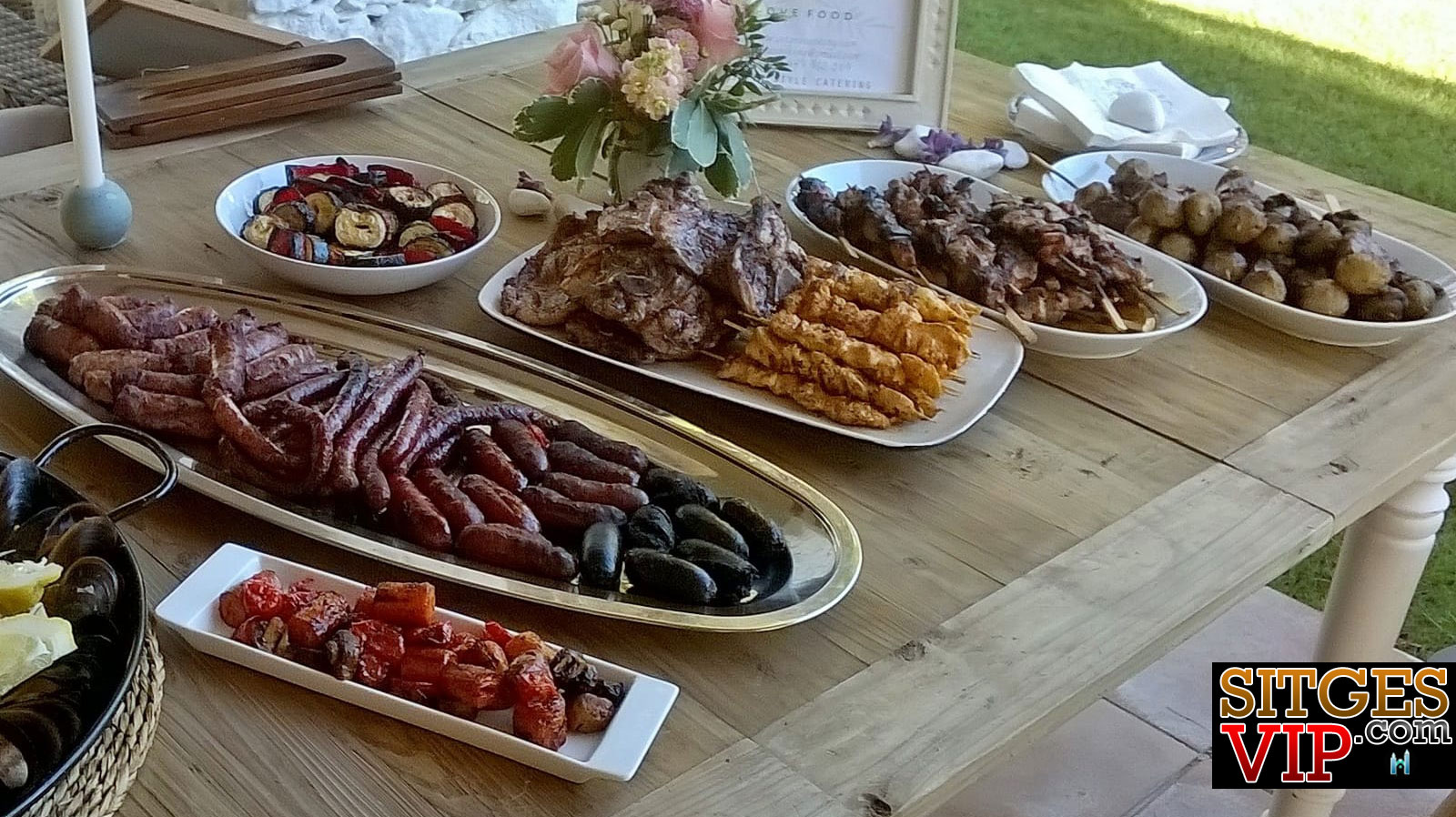 BBQ Buffet MENU Sitges VIP Hire VIP Services & Products