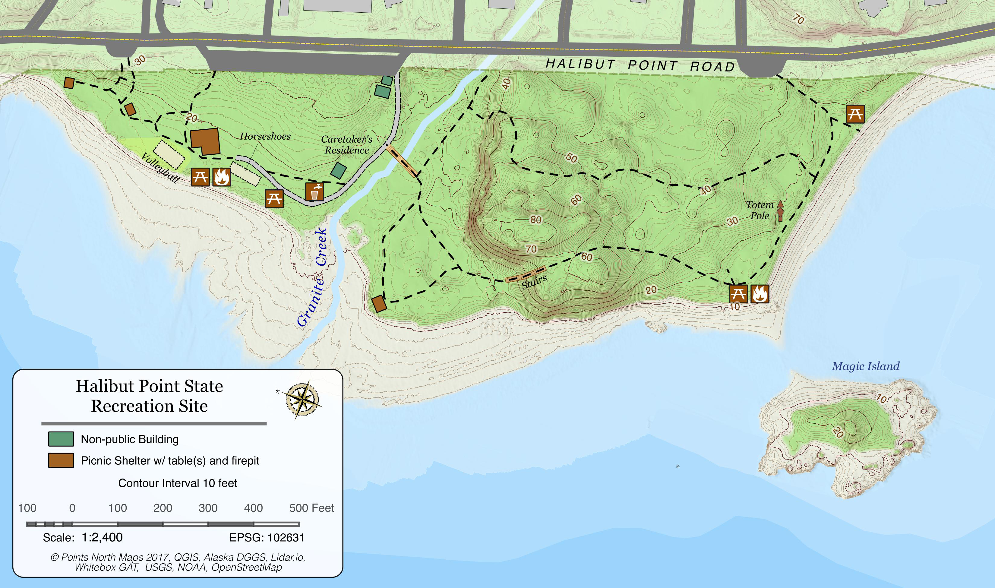 Halibut Point State Recreation Site Sitka Trail Works