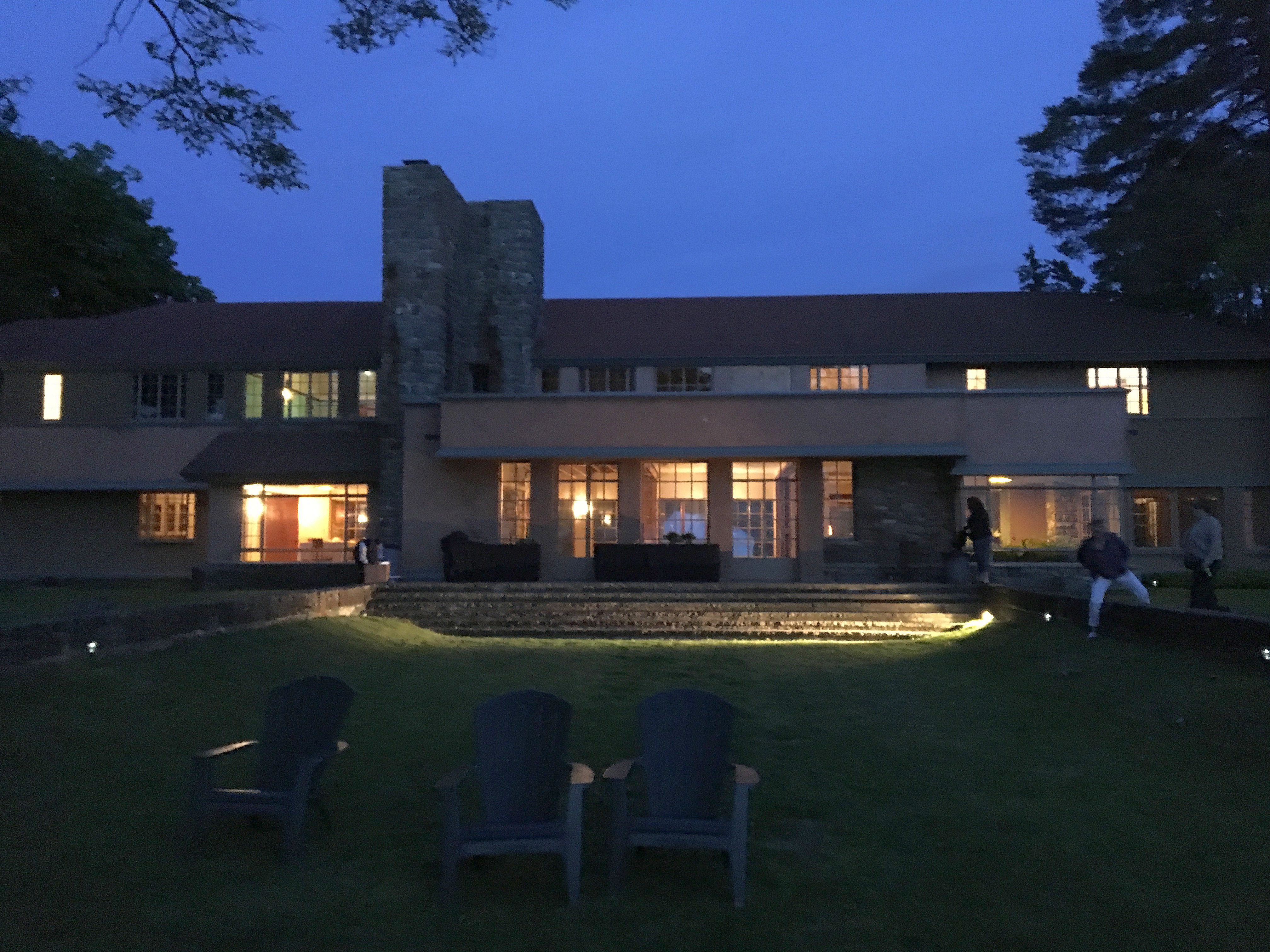 Dusk at Frank Lloyd Wright’s Graycliff Estate SitlerHQ