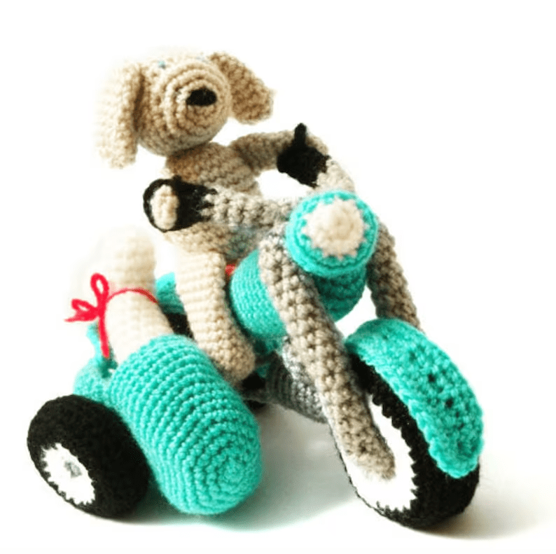 6 Crochet Motorbike Free Pattern ( SitnCrochet 2024