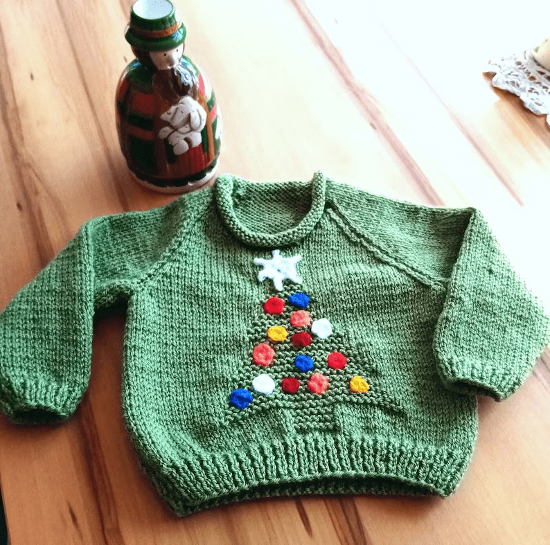 5 Knitted Christmas Sweater Pattern ( SitnCrochet 2024