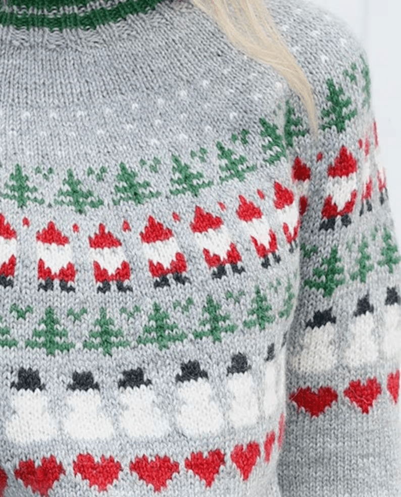 5 Knitted Christmas Sweater Pattern ( SitnCrochet 2024