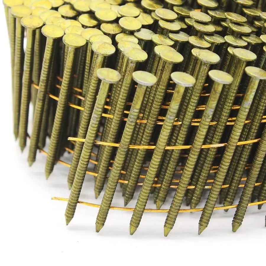 Smooth shank Coil nails