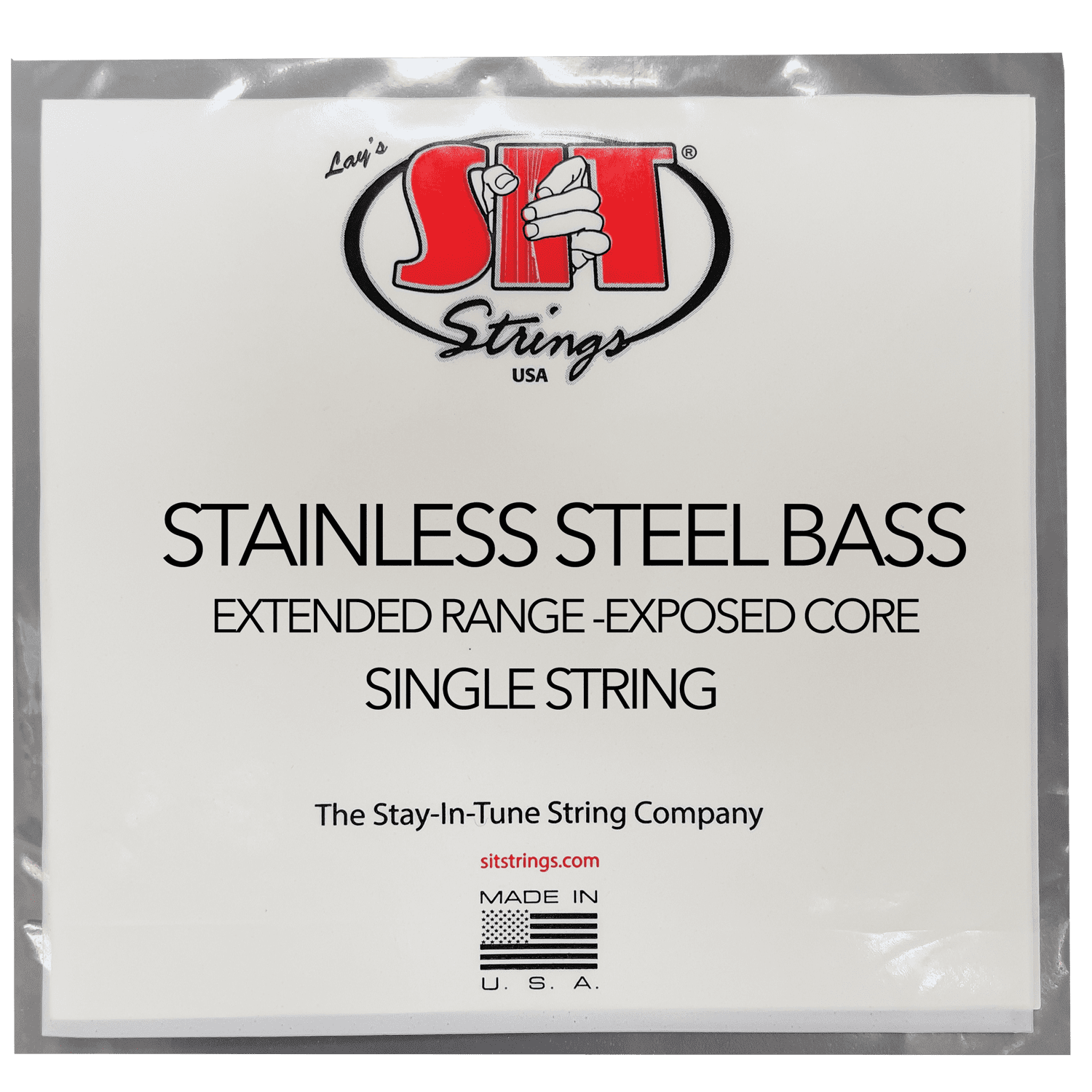 Power Steel Extended Range Exposed Core Bass Singles S.I.T. Strings