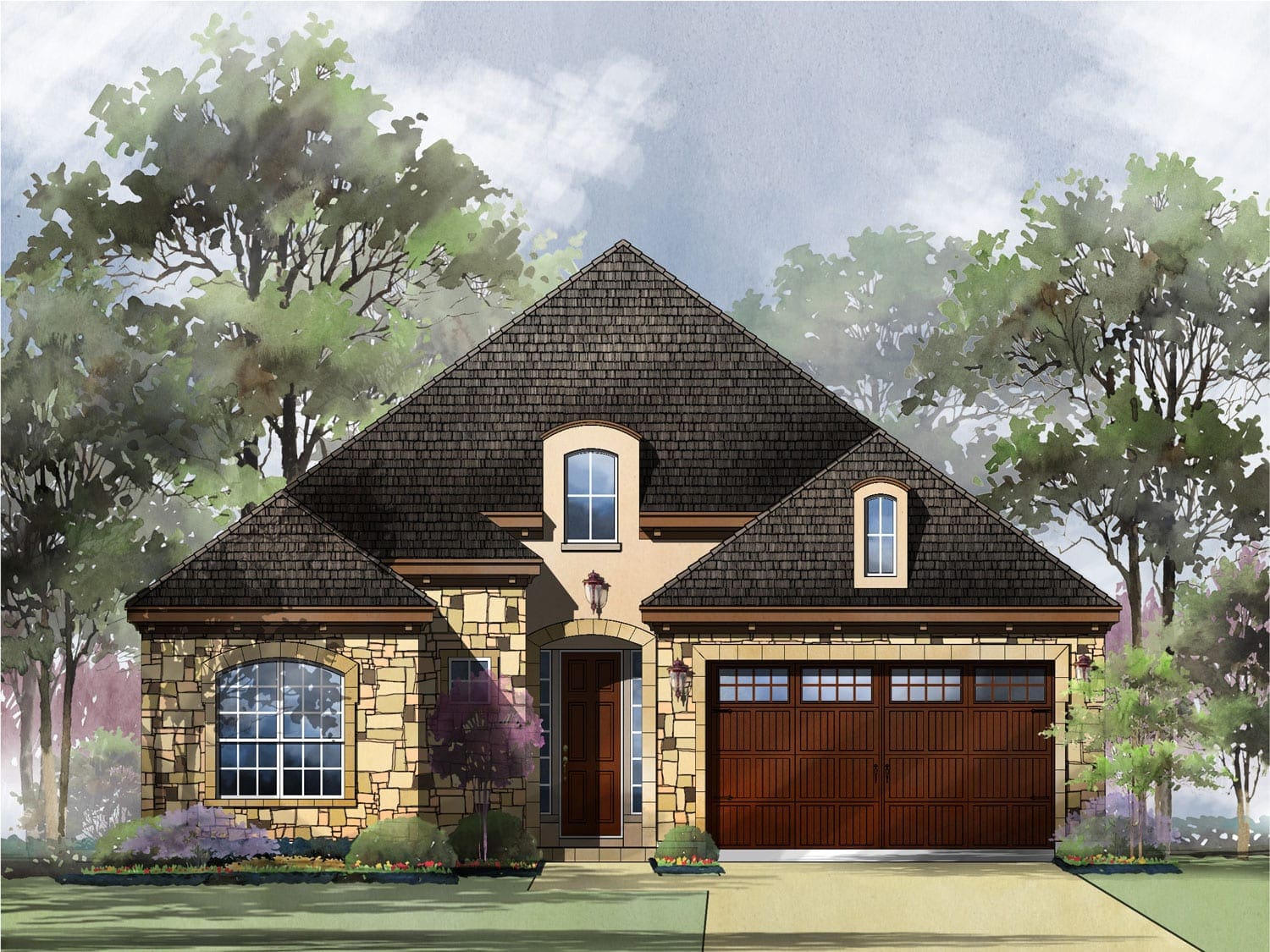 1607 Buttonwood Cambridge Settler's Ridge at Kinder Ranch Sitterle Homes
