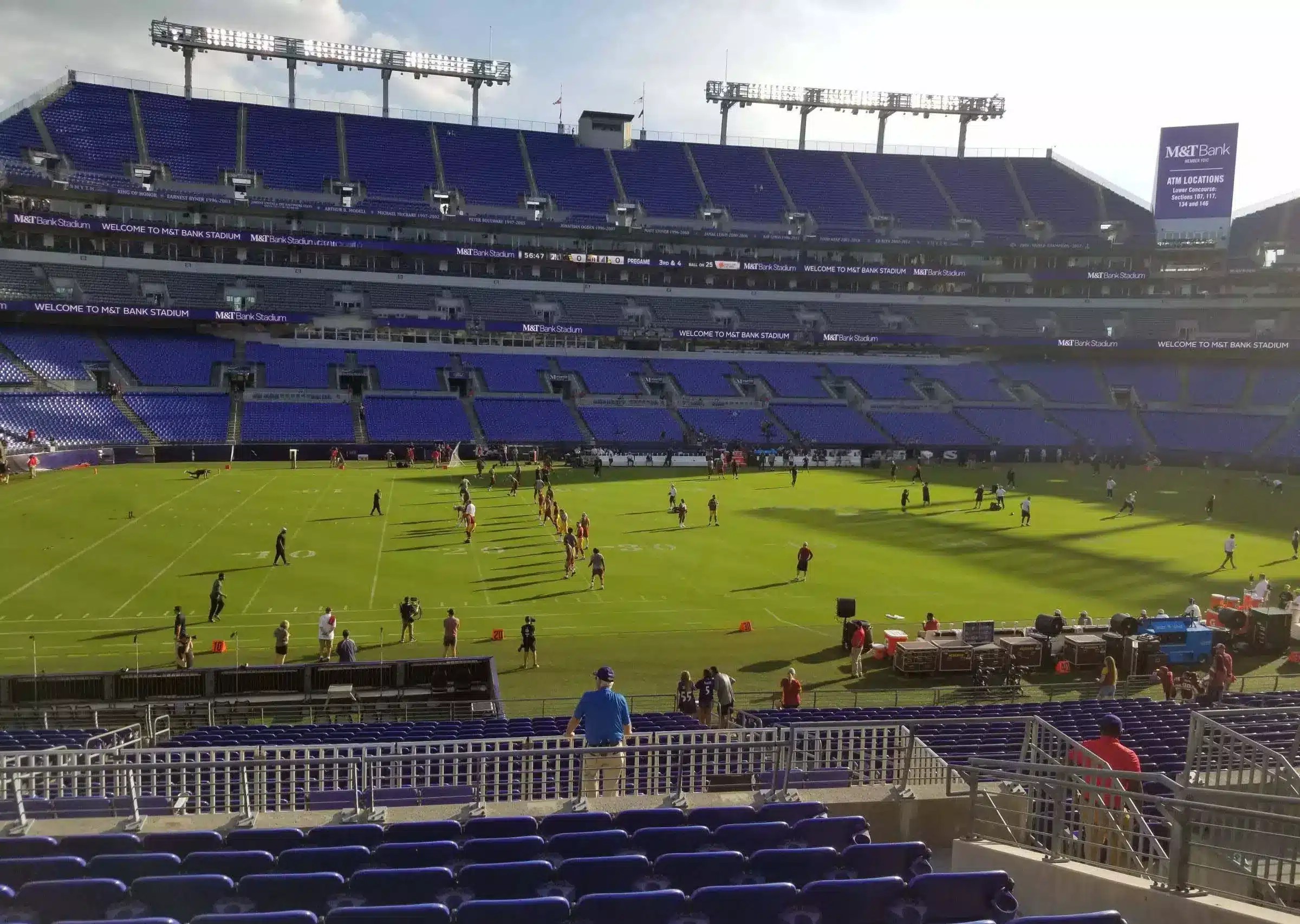 Best seats at the M&T Bank Stadium for Ravens games and concerts