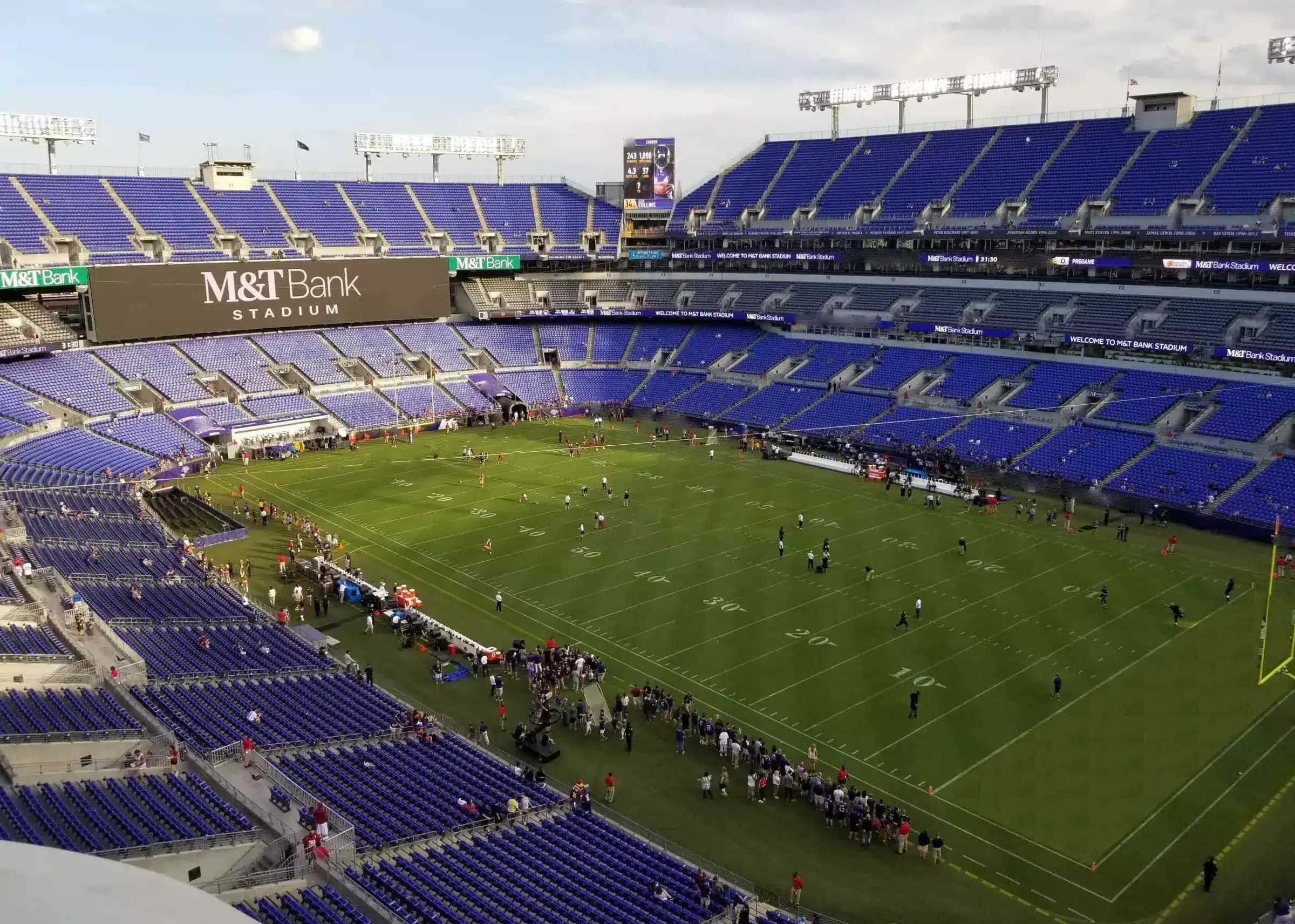 Best seats at the M&T Bank Stadium for Ravens games and concerts