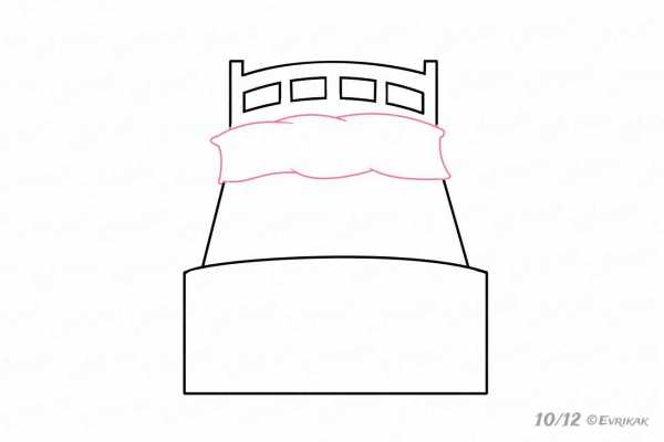 что можно нарисовать на кровати