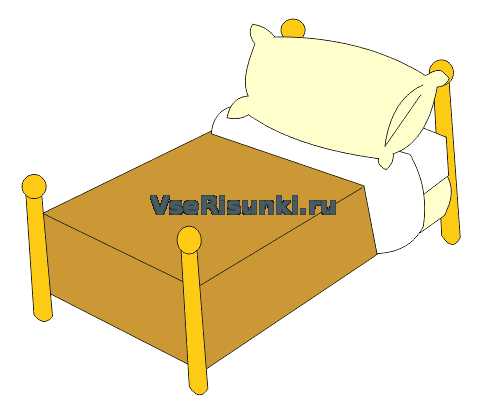 что можно нарисовать на кровати