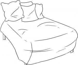 что можно нарисовать на кровати