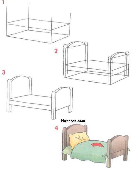 что можно нарисовать на кровати