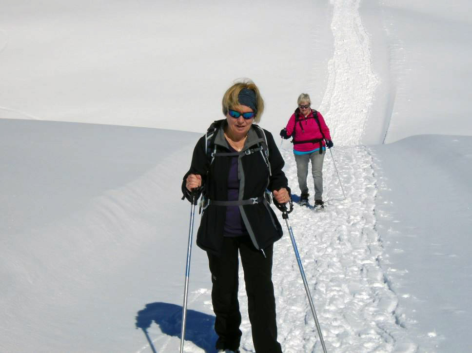 Dolomites Winter Snowshoeing Corvara Alta Badia