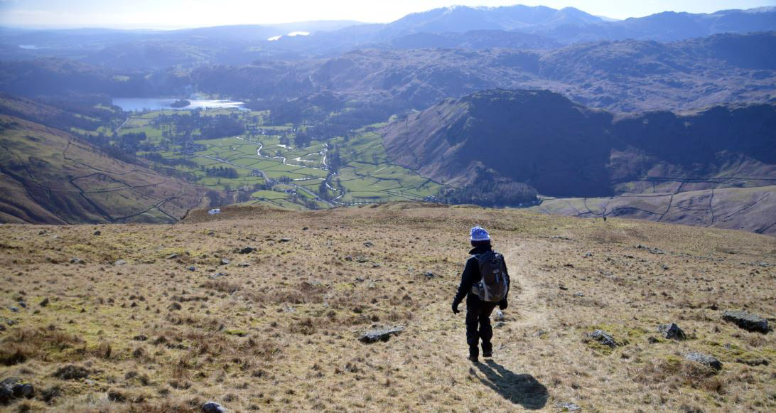 Climbing the Wainwright Fells in the Lake District, Stone Arthur, Seat