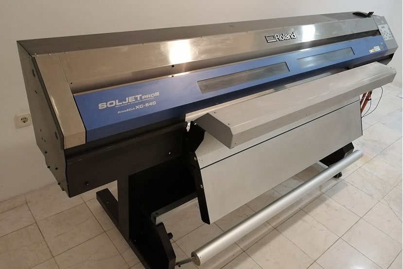 Roland Soljet Pro III XC540 printercutter Sixcolors