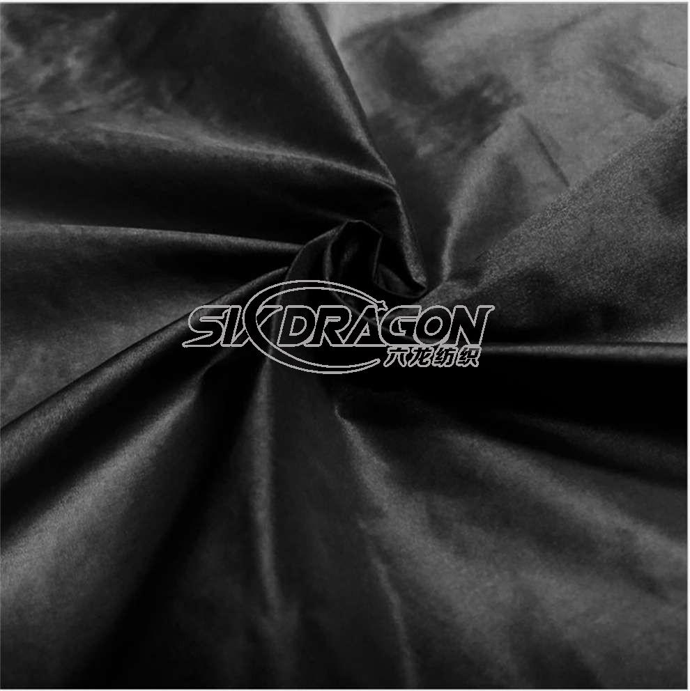 Waterproof coated nylon taffeta fabric