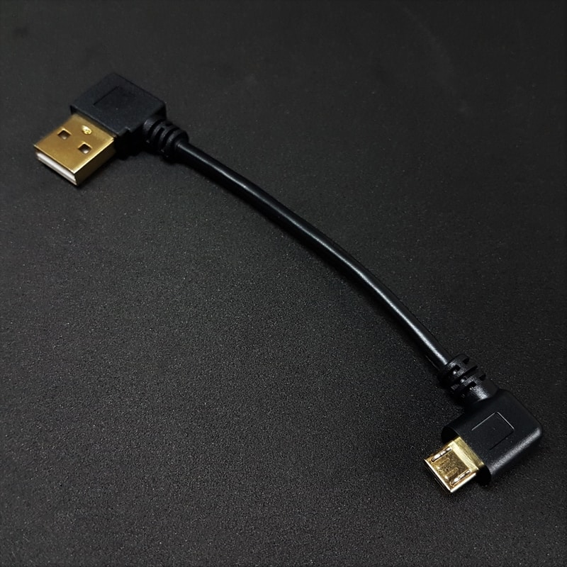 Right Angle Micro USB Cable USB 2.0 AMale to Micro B Sixfab