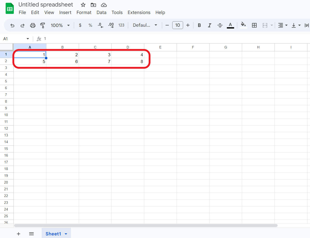 Google Sheets API Usage