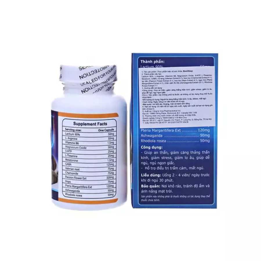 Bonisleep - Help Sleep Well and Relieve Stress - 30 capsules - SIXMD