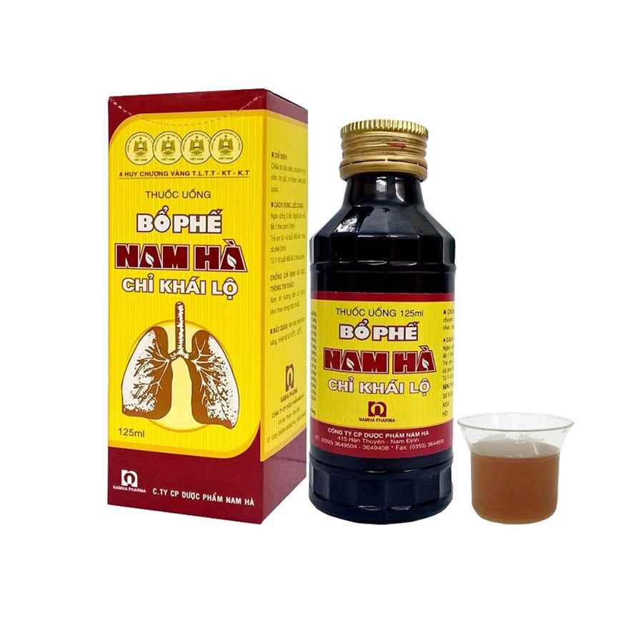 Bo Phe Nam Ha Antiinflammatory syrup, for colds, bronchitis, cough