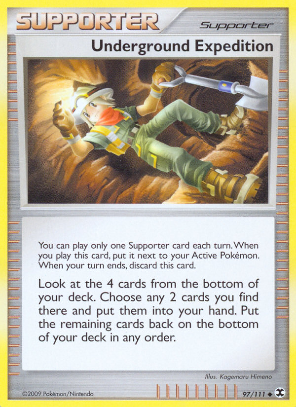 Pokémon Card of the Day Underground Expedition Rising Rivals RR 97