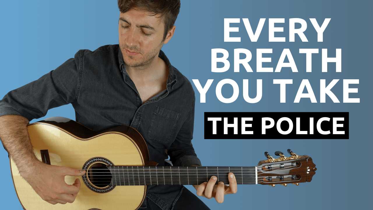 Every Breath You Take Guitar Lesson (The Police) Fingerstyle