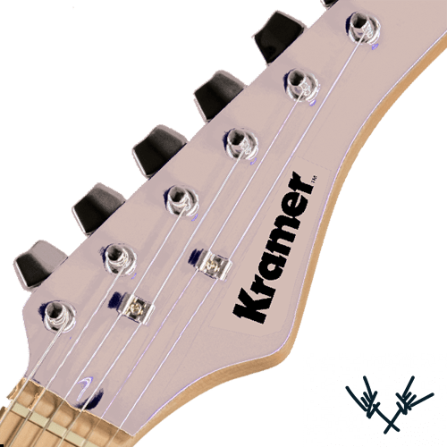 Kramer Original Luthier Headstock Decal Six String Stickers