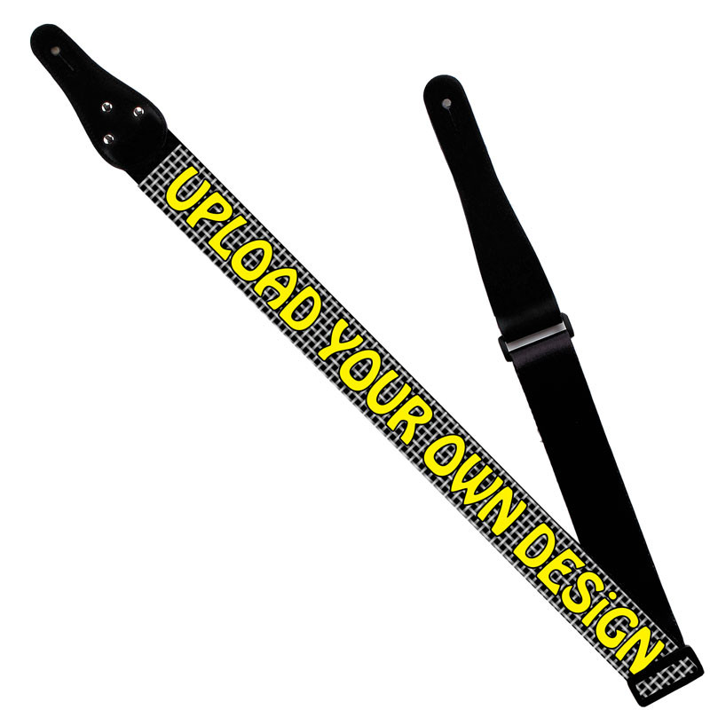 Personalised Guitar Strap with Uploaded Design