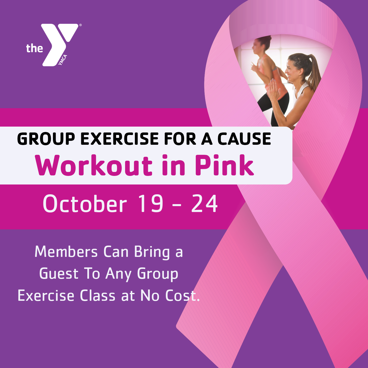 Group Exercise Breast Cancer Awareness Week Southeastern Indiana YMCA