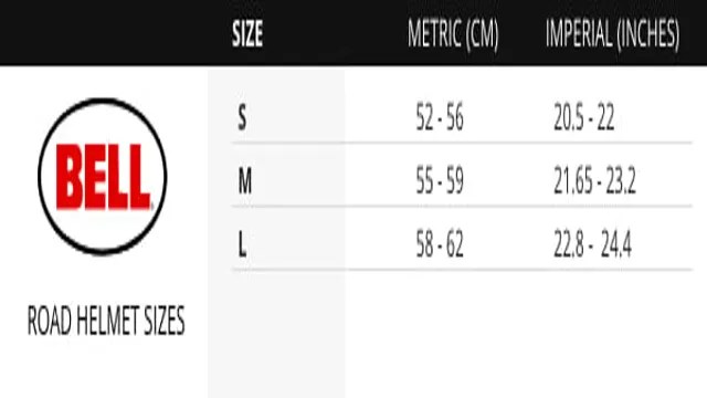 Bell Bike Helmet Size Chart: A Comprehensive Guide – SizeChartly